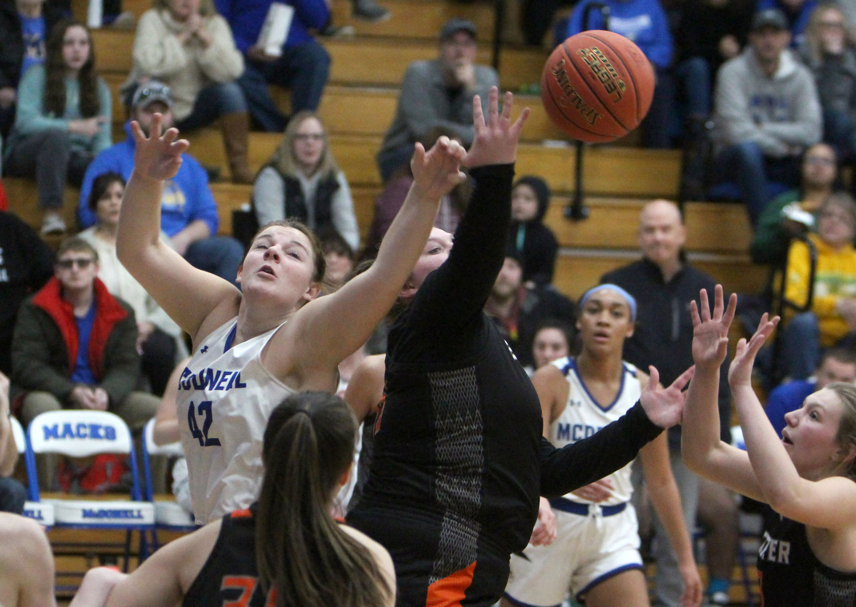 Bloomer at McDonell girls basketball 1-22-22